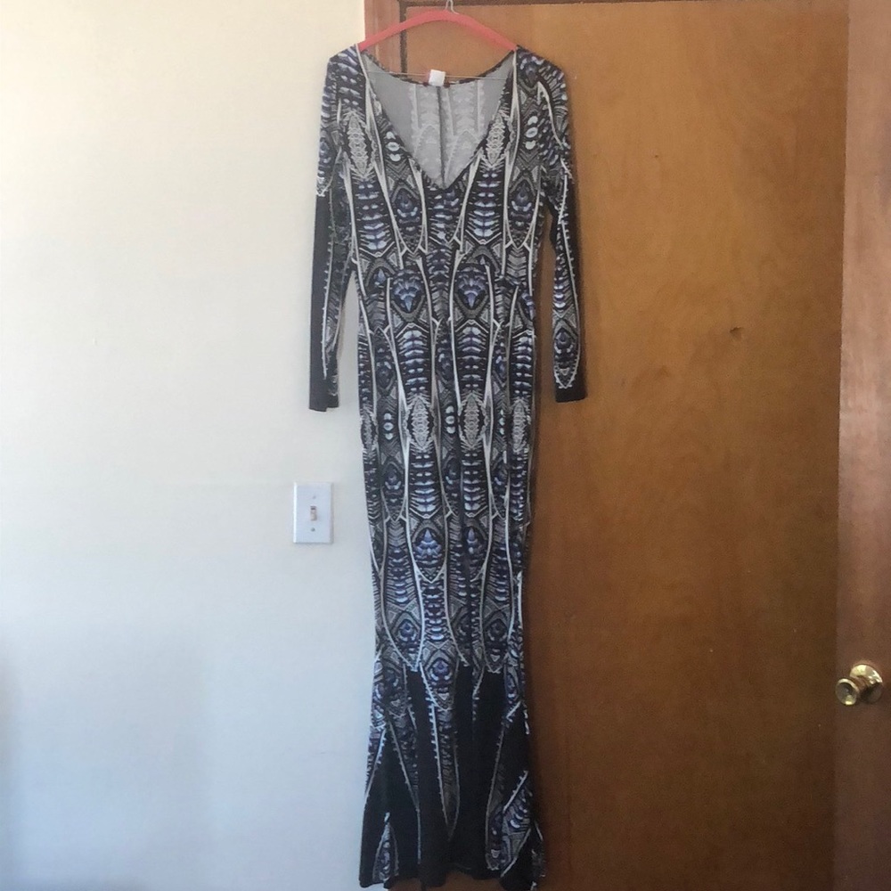 Long sleeved evening dress by Venus